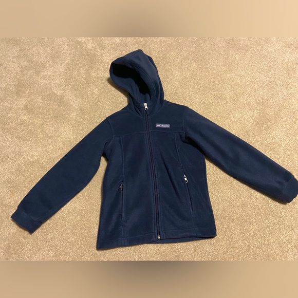Columbia Boys’ Steens™ Mountain II Fleece Hooded Jacket - Picture 1 of 9